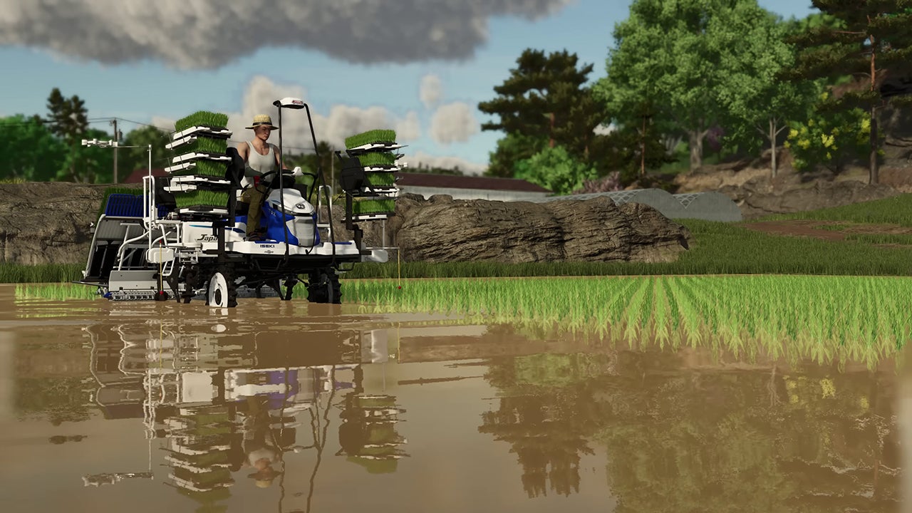 Screenshot of 2024's Farming Simulator 25. Screenshot of 2024's Farming Simulator 25.