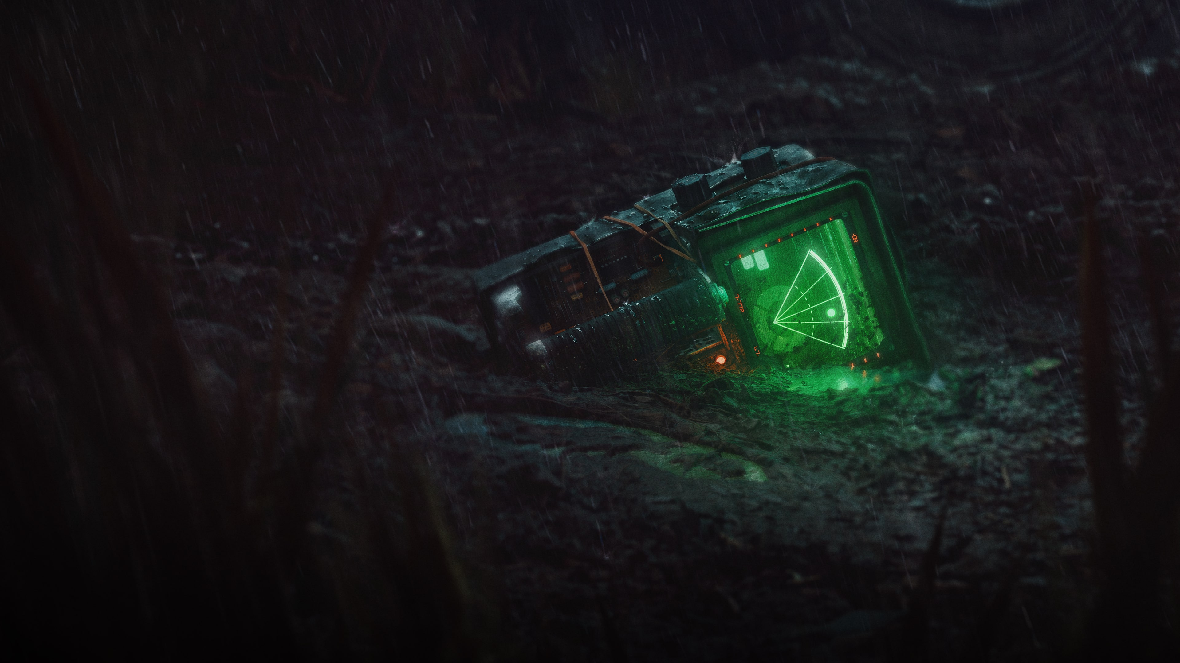 Tracker from Alien series, left in the mud