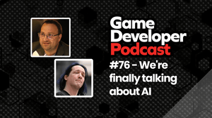 Headshots of Luke Dicken and David 'Rez' Graham next to the Game Developer Podcast logo. Headshots of Luke Dicken and David 'Rez' Graham next to the Game Developer Podcast logo.