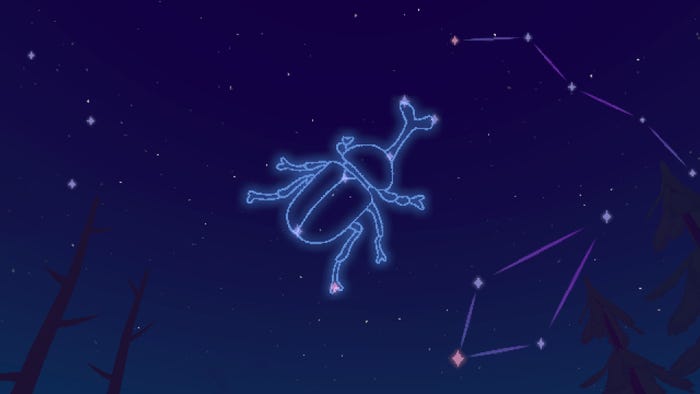 beetle constellation in the sky