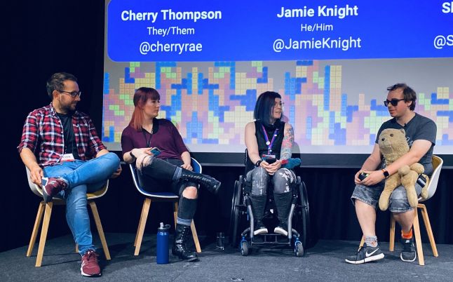 Conference panellists - Steven Woodgate, Shell Little, Cherry Thompson, Jamie Knight