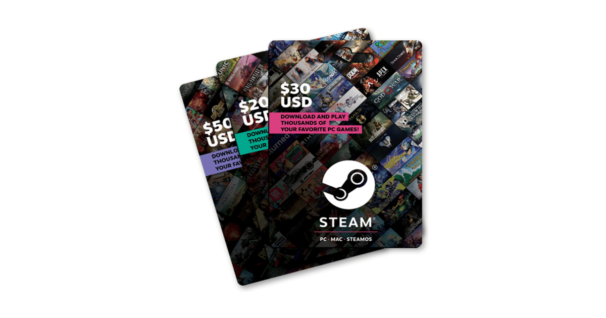 Valve confirms it won't restock Steam Gift Cards