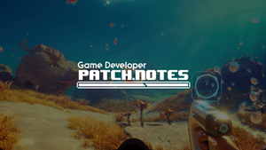 The Patch Notes logo overlaid on a screenshot from Subnautica 2 The Patch Notes logo overlaid on a screenshot from Subnautica 2