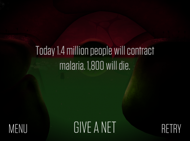 Nightmare: Malaria Death Message