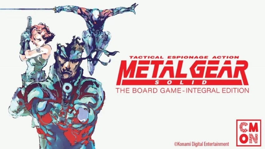 Box art for CMON's Metal Gear Solid: The Board Game.