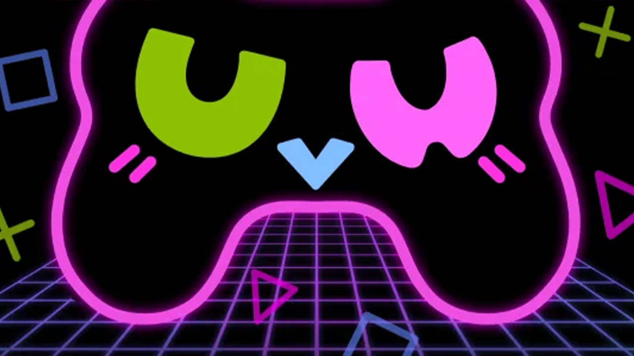 A video game controller with menacing eyes A video game controller with menacing eyes