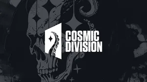 The Cosmic Division logo (a tentacle stretching into the night sky) on a black background The Cosmic Division logo (a tentacle stretching into the night sky) on a black background