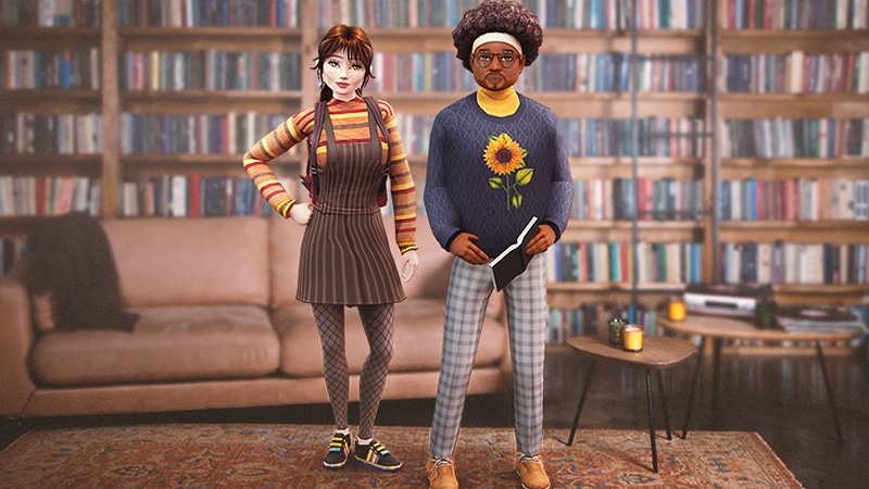 Avakin Life 游戏截图,展示虚拟社交环境