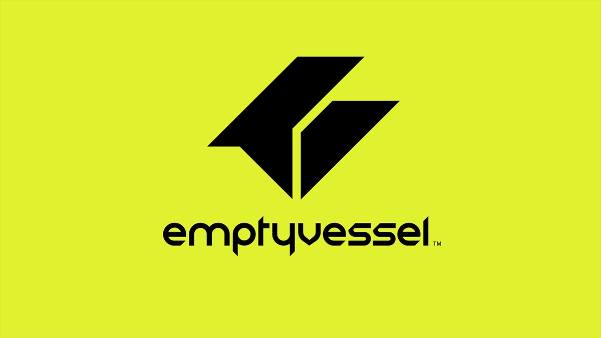 The Emptyvessel logo on a bold yellow background The Emptyvessel logo on a bold yellow background