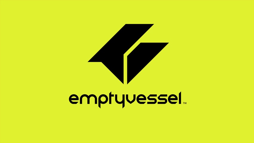 The Emptyvessel logo on a bold yellow background