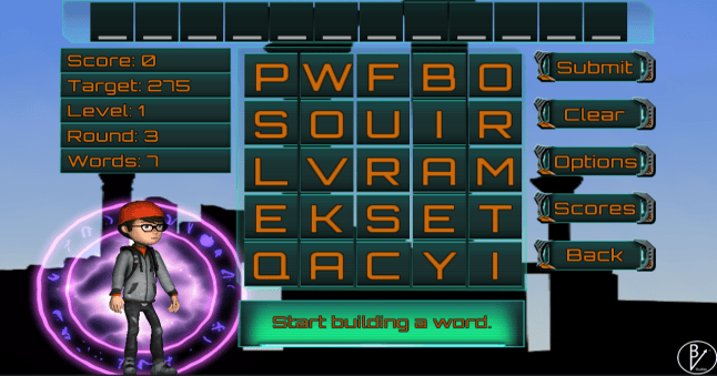 Procedural Generation of Word Game Boards