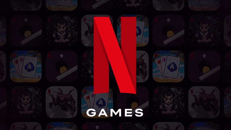 The logo for Netflix Games