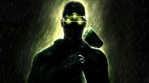 Key art of Splinter Cell showing the protagonist covered in shadows Key art of Splinter Cell showing the protagonist covered in shadows