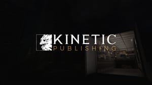 The Kinetic Publishing logo overlaid on a Phasmophobia screenshot The Kinetic Publishing logo overlaid on a Phasmophobia screenshot