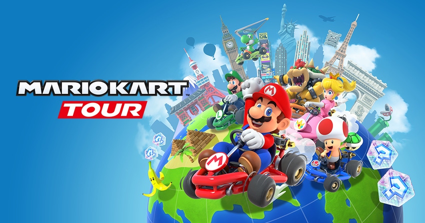 Cover art for Nintendo's Mario Kart Tour.