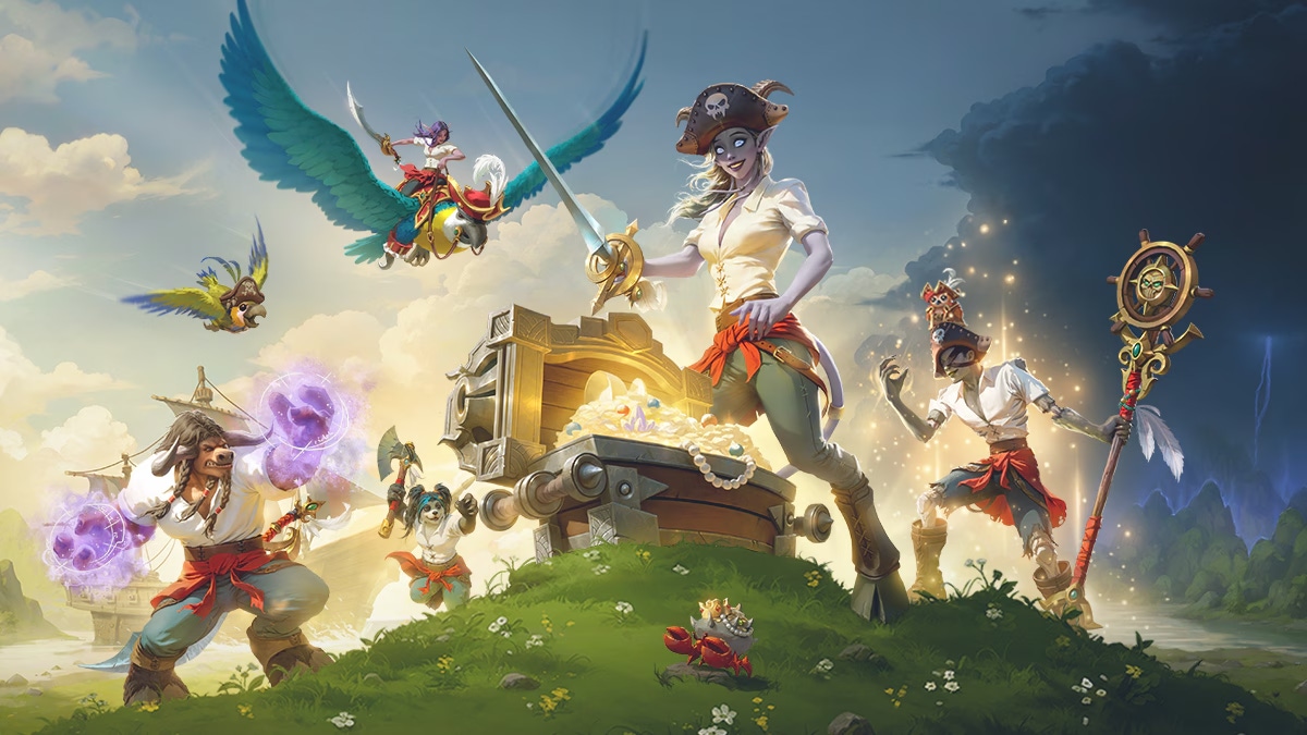 Splash art for World of Warcraft's Plunderstorm event. Splash art for World of Warcraft's Plunderstorm event.