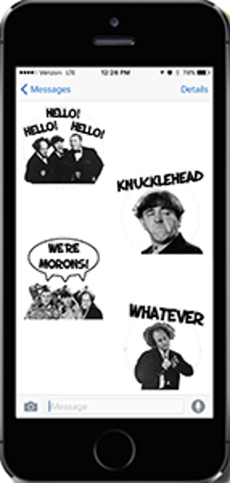 The Three Stooges Adds Digital Stickers
