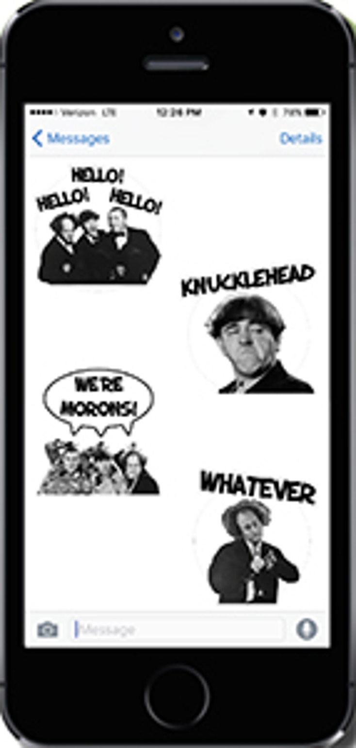 The Three Stooges Adds Digital Stickers The Three Stooges Adds Digital Stickers