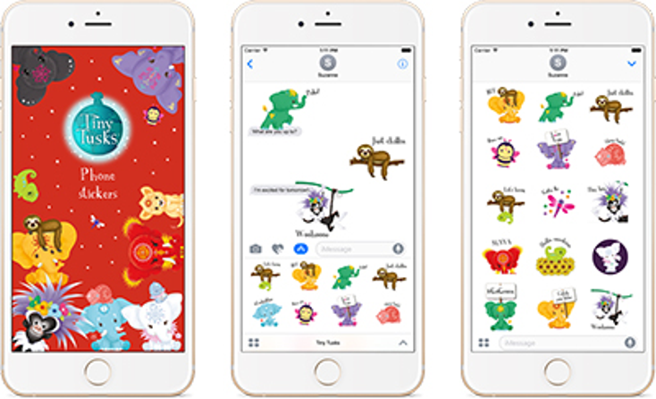 Bare Tree Media Plans Tiny Tusks Digital Stickers Bare Tree Media Plans Tiny Tusks Digital Stickers