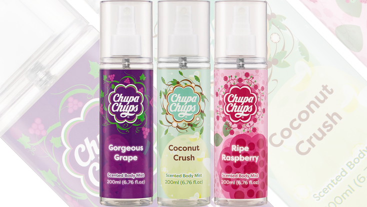 Chupa Chups body sprays.