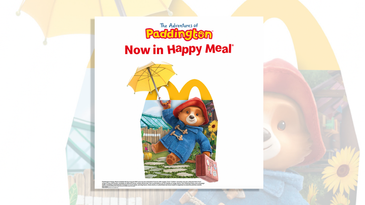 Design for the Paddington Happy Meal.