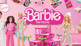 "Barbie" poster.