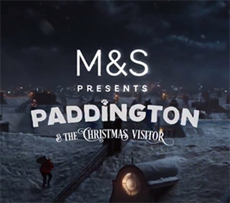 M&S Debuts Paddington Christmas Campaign