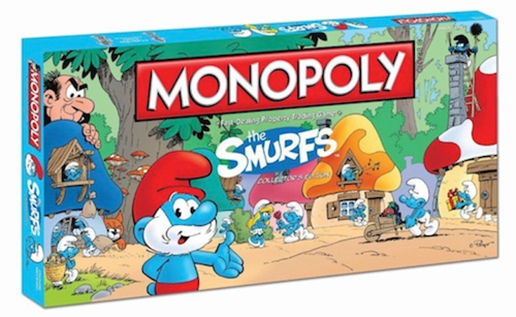 Sony Teams for Smurfs Monopoly Sony Teams for Smurfs Monopoly