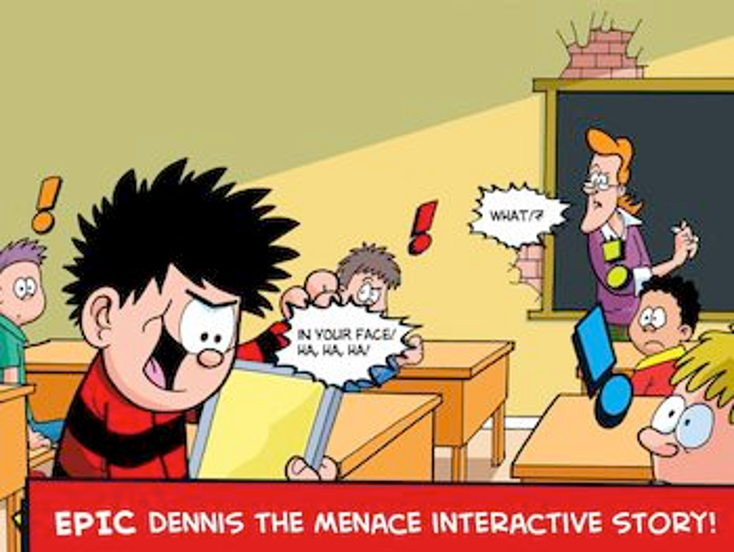 Dennis the Menace Goes on App Adventure