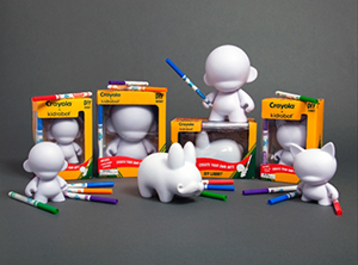 Crayola Draws on Kidrobot Crayola Draws on Kidrobot
