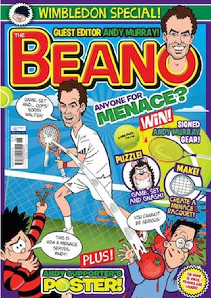 Andy Murray Guest Edits The Beano