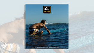 Promotional image for Pacifico x Quiksilver.