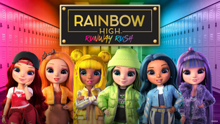 Promotional image for “Rainbow High: Runway Rush.”