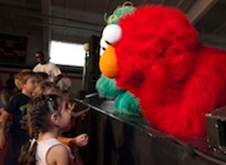 New Sesame Character at USO Show New Sesame Character at USO Show