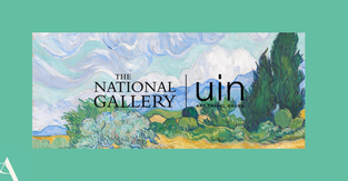 The National Gallery logo alongside the uin logo