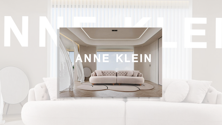 Promotional image for Anne Klein furniture. Promotional image for Anne Klein furniture.