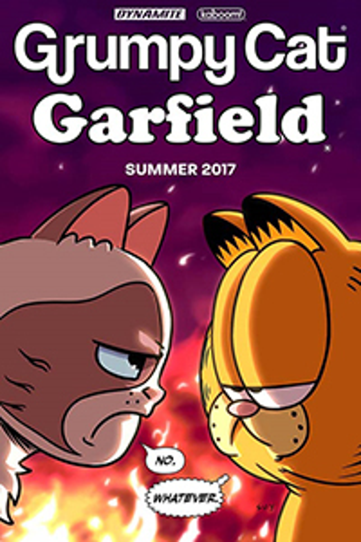 Dynamite Plans Garfield, Grumpy Cat Crossover Dynamite Plans Garfield, Grumpy Cat Crossover