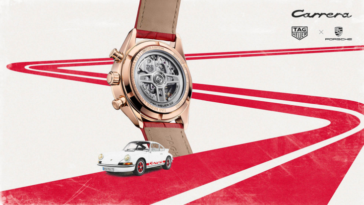 Promotional image for TAG Heuer Carrera.
