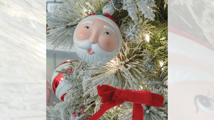 Santa ornament. Santa ornament.