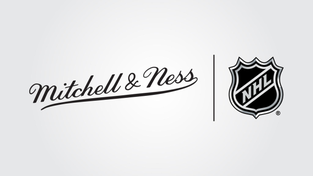 Promotional image for the Mitch & Ness/NHL collaboration.