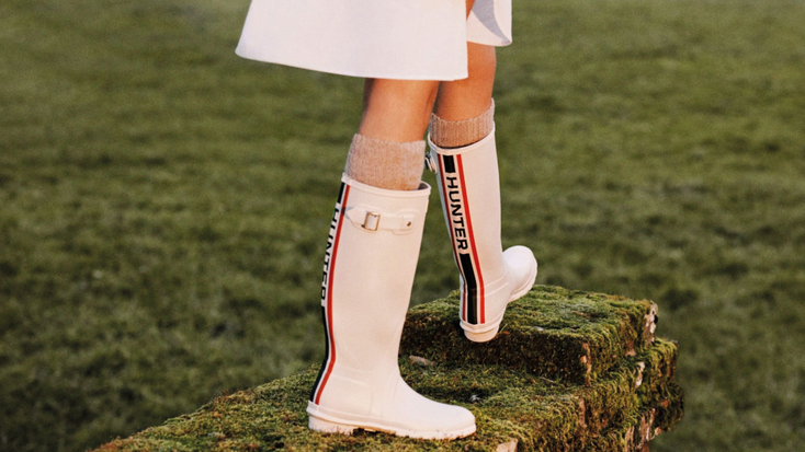 Hunter boots. Hunter boots.