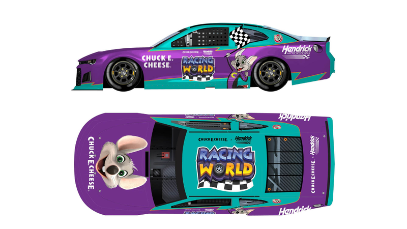 Chuck E. Cheese fantasy scheme car