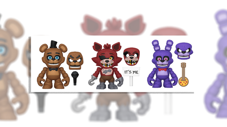 "Five Nights at Freddy's" Funkos.
