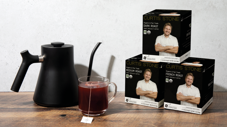 Curtis Stone x Steeped Coffee Collab