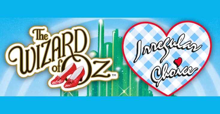 The Irregular Choice logo along with a "Wizard of Oz" title screen