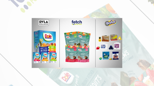 (From L to R): DYLA, Fetch for Pets and Shopkins Dole products. 