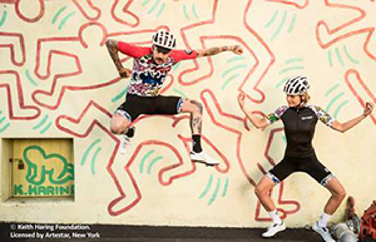 Keith Haring Art Graces Cycling Gear in Oz Keith Haring Art Graces Cycling Gear in Oz
