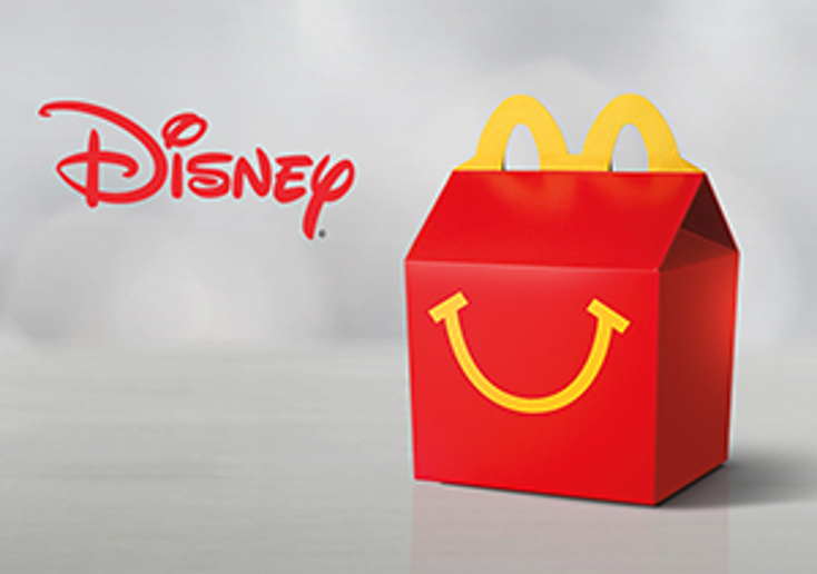 Disney, McDonald's Partner for Happy Meals