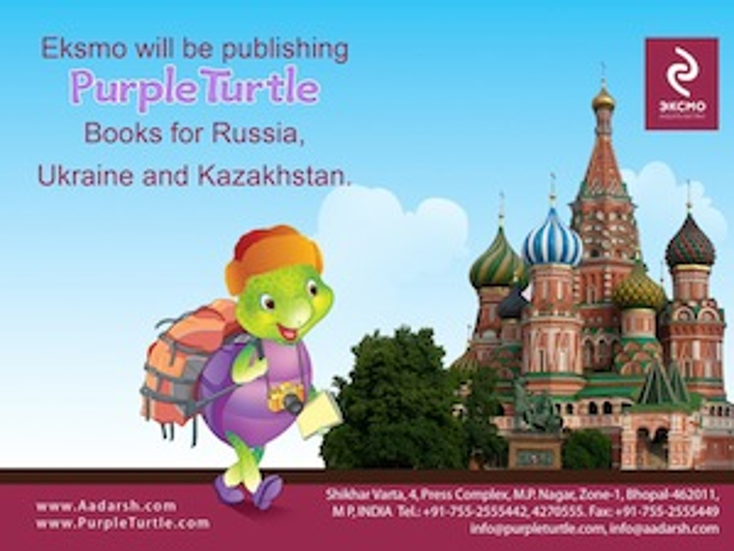 Eksmo Brings Purple Turtle to Russia Eksmo Brings Purple Turtle to Russia