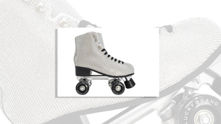 A style from the Yoki x Lucky Brand roller skate collection.